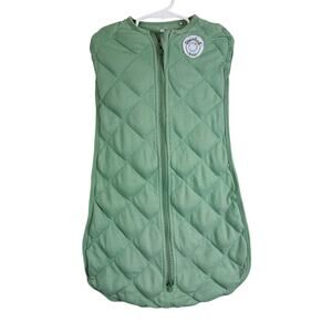 Dreamland Sleep Sack Baby Green Cotton - Small 0-6 Months 8-16lbs